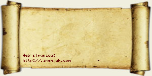 Dina Miljojković vizit kartica